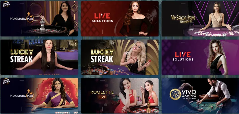 Hry so živým predajcom v 22 bet casino