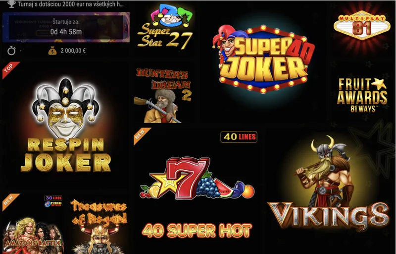 Rozmanitosť hier v Double Star Casino