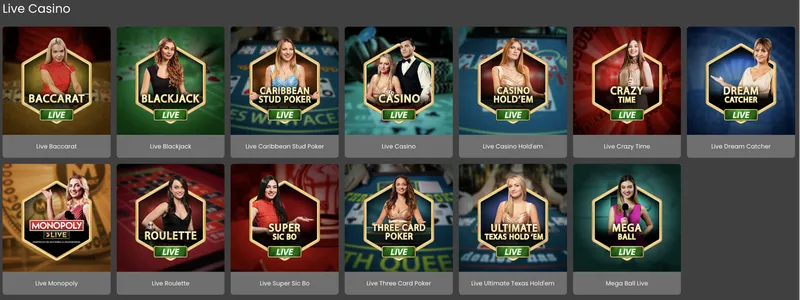 Hry so živým predajcom v Luxury Casino