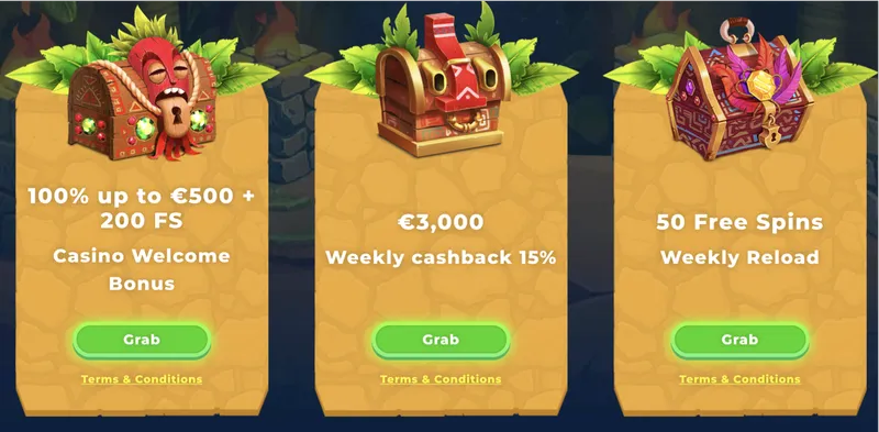 Wazamba Casino Bonusy
