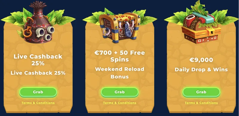 Wazamba Casino Bonusy