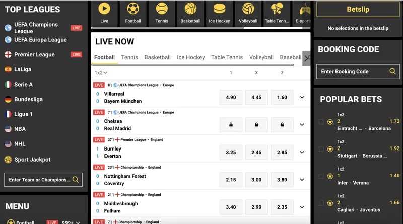Športové stávky v Zet casino