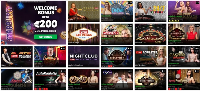 Billion Casino v živo