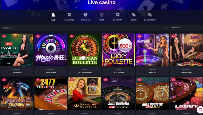 Woo Casino v živo