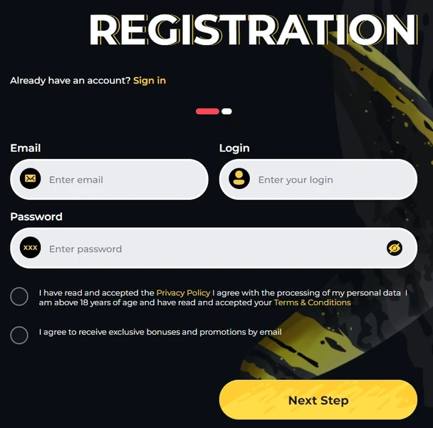 Postopek registracije v igralnici in preverjanje računa Boomerang Casino