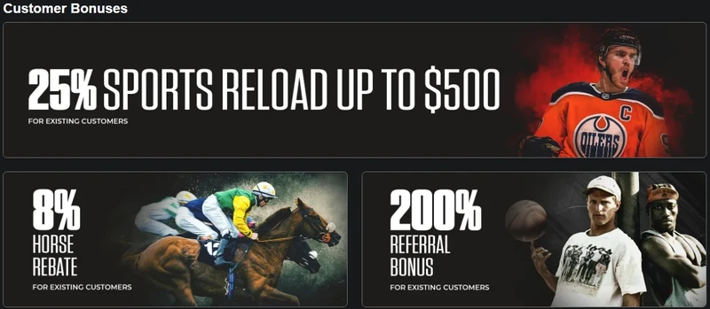 Bonus za ponovno polnjenje igralnice MyBookie Casino