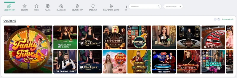 Živé casino v Ivibet Casino