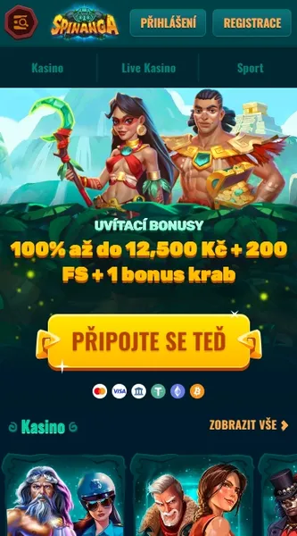 Spinanga - Mobile Casino